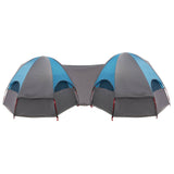 Family Tent with Rainfly Water-resistant 14-Person Blue 42042243