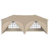 Pop-up Party Tent 575 x 288 x 245 cm Cream Oxford Fabric 42019900