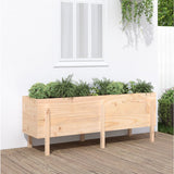 Garden Raised Bed 160x50x57 cm Solid Wood Pine 825219