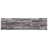 Wall Panels 10 pcs Anthracite 100 x 25 cm EPS Foam 42046110