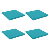4-Piece Seat Cushions SOEST 4 pcs 100% Polyester Turquoise 944698