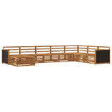 Outdoor Sofa Set 8 pcs Natural 3383702
