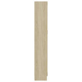 Book Cabinet Sonoma Oak 82.5x30.5x185.5 cm Engineered Wood 802735