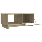 Coffee Table Sonoma Oak 90 x 50 x 40 cm Engineered Wood 894037