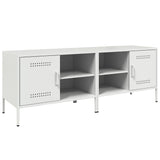 TV Cabinets 2 pcs White 68x39x50.5 cm Steel 843005