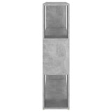Book Cabinet Room Divider Concrete Grey 100x24x94 cm 809183
