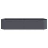 Raised Garden Bed Anthracite 200 x 40x 40 cm 8011693