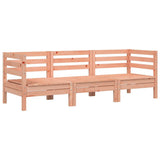 Garden Sofa Douglas natural wood Solid Douglas Wood 3-Seater 838031