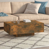 Coffee Table Smoked Oak 85x55x31 cm Engineered Wood 815759