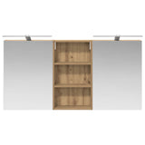 Bathroom Cabinet Set 3 pcs 140 x 14.5 x 70 cm Engineered wood 3403791
