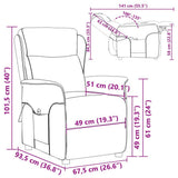 Massage Chair Dark Green 93.5 x 67.5 x 101.5 cm Fabric 348355