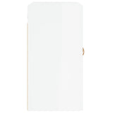 Wall Cabinet High Gloss White 60x31x60 cm Engineered Wood 829942
