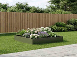 Garden Planter Olive Green 100 x 100 x 20 cm Cold-rolled Steel 8005028