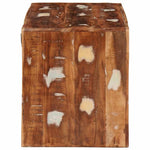 Wine Rack Wall-mounted Brown 44 x 30 x 35 cm Solid reclaim wood 4104574