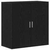 Sideboard Black Oak 79 x 38 x 80 cm Engineered Wood 862269
