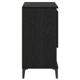 Sideboards 2 pcs Black Oak 60 x 35 x 70 cm Engineered Wood 3415601