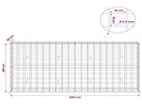 Gabion with 3.5 mm Wire and 10x10 cm Mesh 200x30x100 cm 3463198