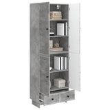 Cabinet Set 2 pcs Concrete Grey 66 x 34.5 x 95 cm 3416352