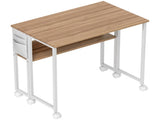 80 cm Drop Leaf Writing Work Desk - Natural Wood Finish T3398P343023