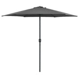 Garden Parasol with Aluminium Pole 270x246 cm Anthracite 47346