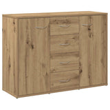 Sideboard Artisan Oak 88x30x64 cm Engineered Wood 855893