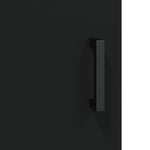 Highboard Black 69.5x34x180 cm Engineered Wood 3198722