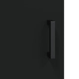 Highboard Black 69.5x34x180 cm Engineered Wood 3198722