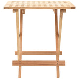Foldable Side Table Solid Walnut Wood 50x50x49 cm 247105