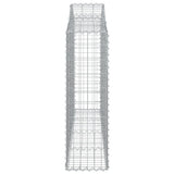 Arched Gabion Basket 200x30x100/120 cm Galvanised Iron 153385