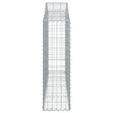 Arched Gabion Baskets 15 pcs 200x30x100/120 cm Galvanised Iron 3145443