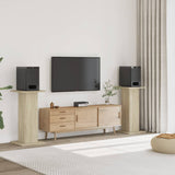 Speaker Stands 2 pcs Sonoma Oak 30x30x80 cm Engineered Wood 852665