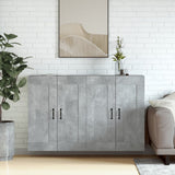 Wall Mounted Cabinets 2 pcs Concrete Grey Engineered Wood 3197988
