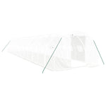 Greenhouse with Steel Frame White 42 m² 14x3x2 m 3188055
