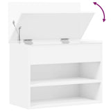 Shoe Bench White 60x30x45 cm Engineered Wood 808738