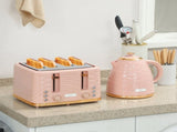 3000W 1.7L Kettle & 4 Slice Toaster, Kettle and Toaster Set with 7 Browning Controls and Crumb Tray, T3398P378860