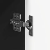 Bathroom Cabinet Set TULUM Black 37 x 31.5 x 203 cm 880352