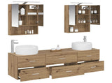 Bathroom Furniture Set 5 pcs Artisan Oak 3407006