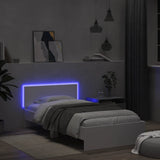 Bed Frame without Mattress with LED Lights White 100x200 cm 838799