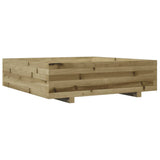 Garden Planter 90x90x26.5 cm Impregnated Wood Pine 847317
