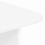 Coffee Table High Gloss White 93 x 53 x 33 cm Engineered Wood 891144