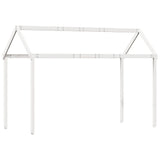 Kids' Bed Roof White 207x80.5x151.5 cm Solid Wood Pine 846968