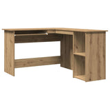 Corner Desk Artisan Oak 120x140x75 cm Engineered Wood 855901