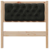 Headboard Other Brown and black 80 cm Solid pine wood 879036
