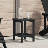 Side Table Black 38 x 38 x 46 cm Polyethylene 42006635