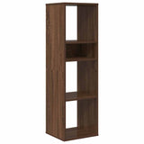 ZNTS Book Cabinet Brown Oak 34x31x112 cm Engineered Wood 860289