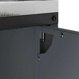 Kitchen Storage HATTEM Anthracite 60 x 50 x 92 cm Steel 874991