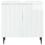 Bathroom Sink Cabinet ZWOLLE High Gloss White 896349