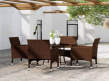 Garden Bistro Set Brown 3095906