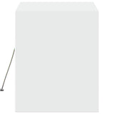 TV Wall Cabinet with LED Lights White 80x31x35 cm 852355