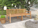 Garden Bench Teak Solid Teak Wood 150 cm Sturdy Garden Bench 316623